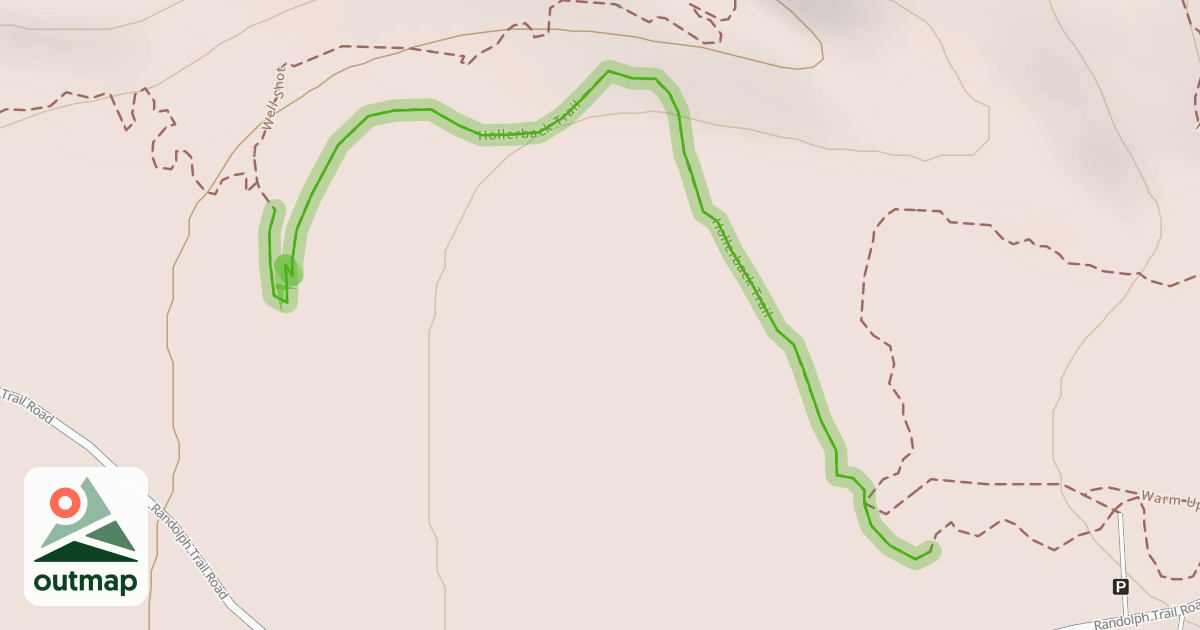 Map of Hollerback Trail