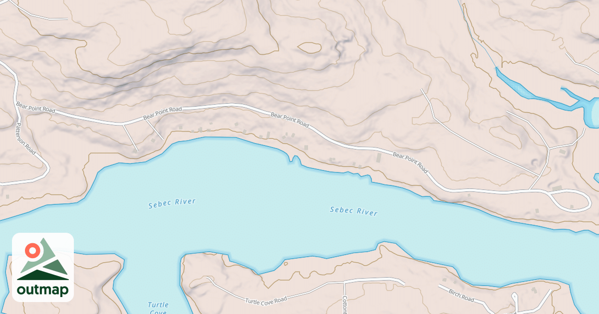 Map of Bear Point