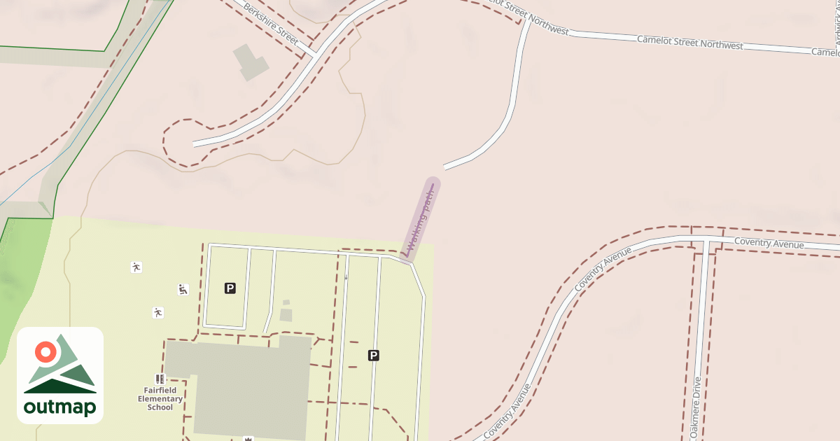 Map of Walking path