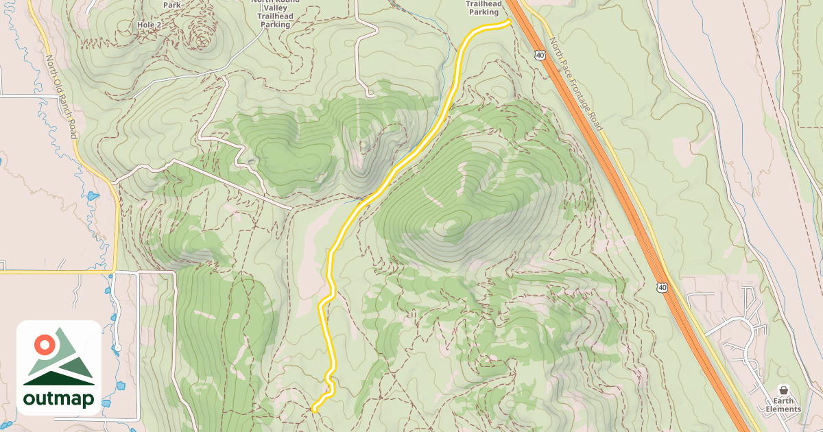 Map of Round Valley Express