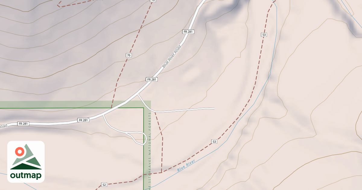 Map of USFS National Forest System Roads {C8776471-00D1-460C-A9E8-23916A56E84E}