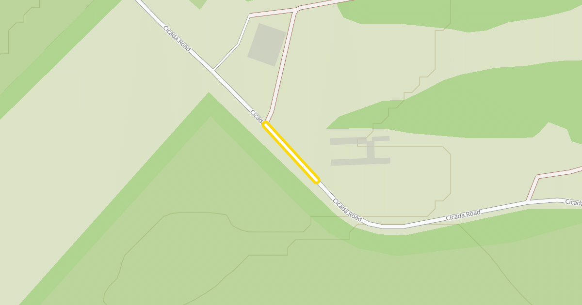 Map preview of Cicada Road