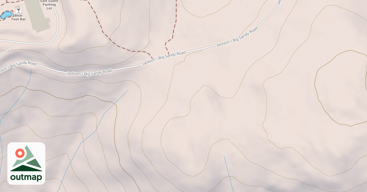 Map of BIG SANDY D SPUR