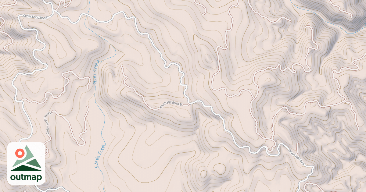 Map of BRUSH HILL