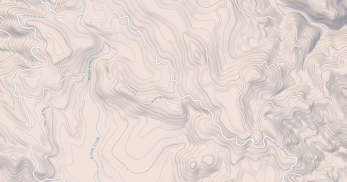 Map preview of BRUSH HILL