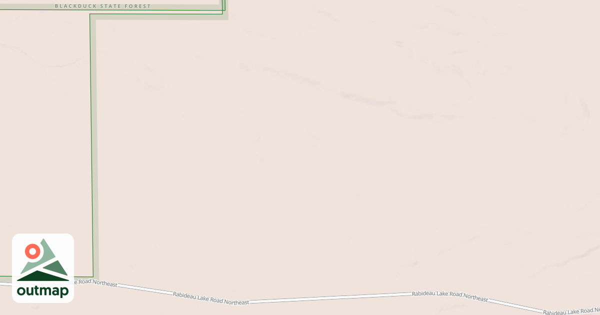 Map of DAMON LAKE SPUR B