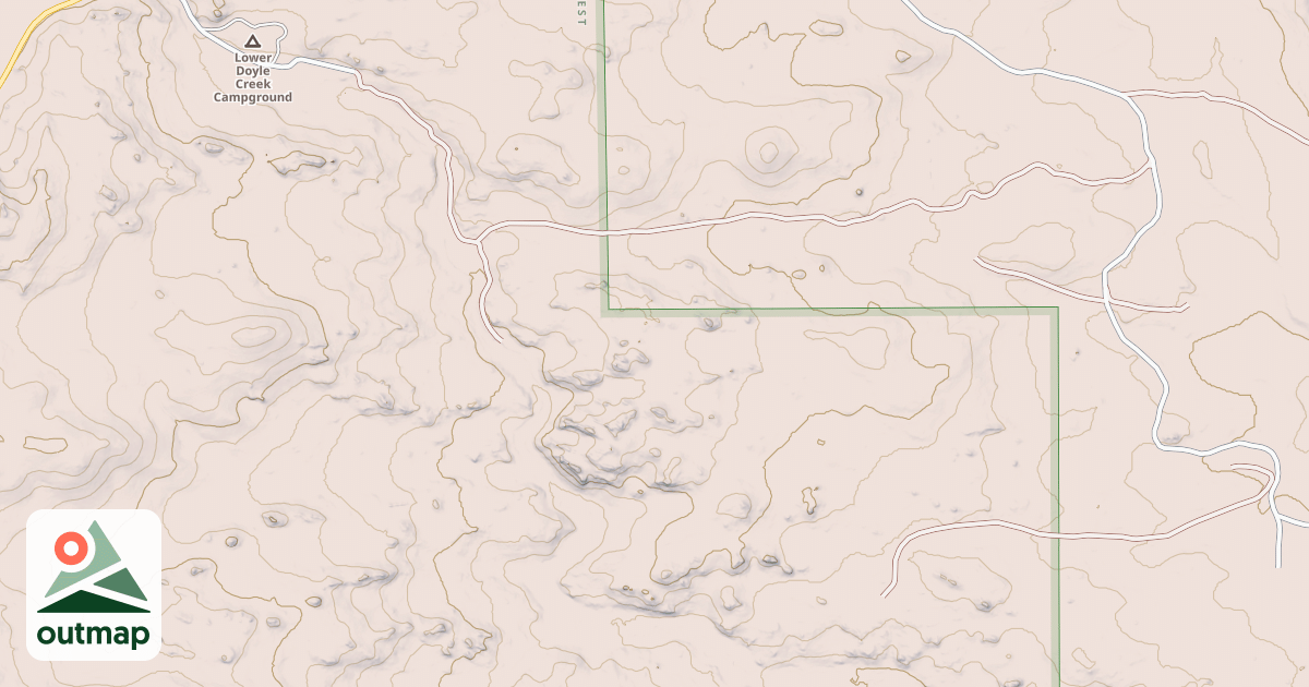 Map of Doyle Creek