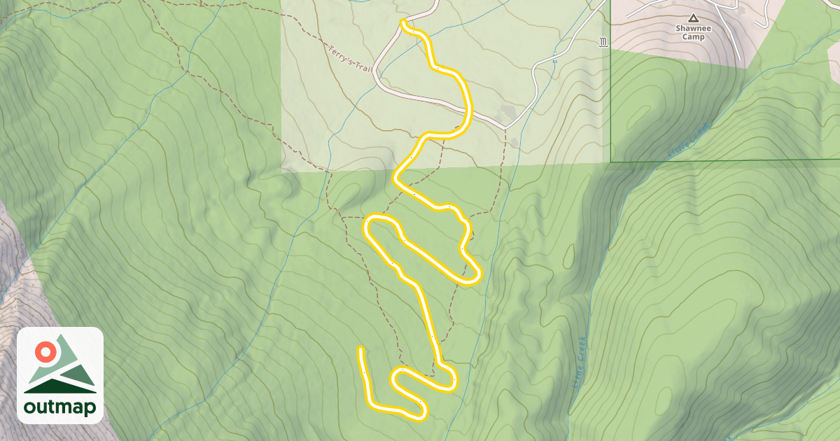 Map of Smokies Amble