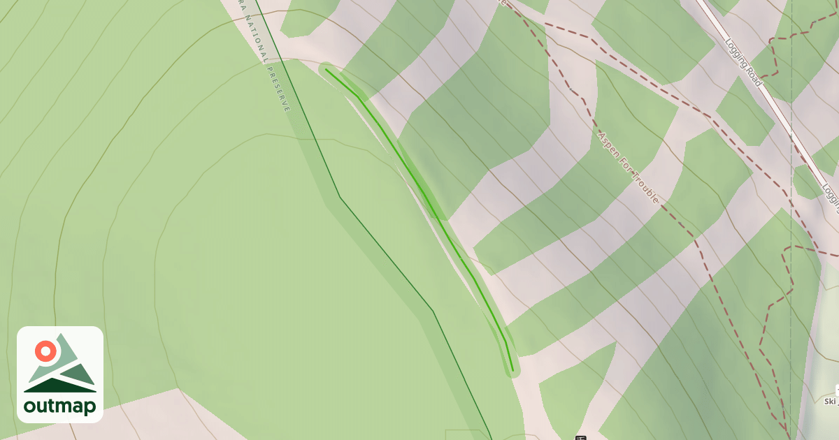Map of Rim Run