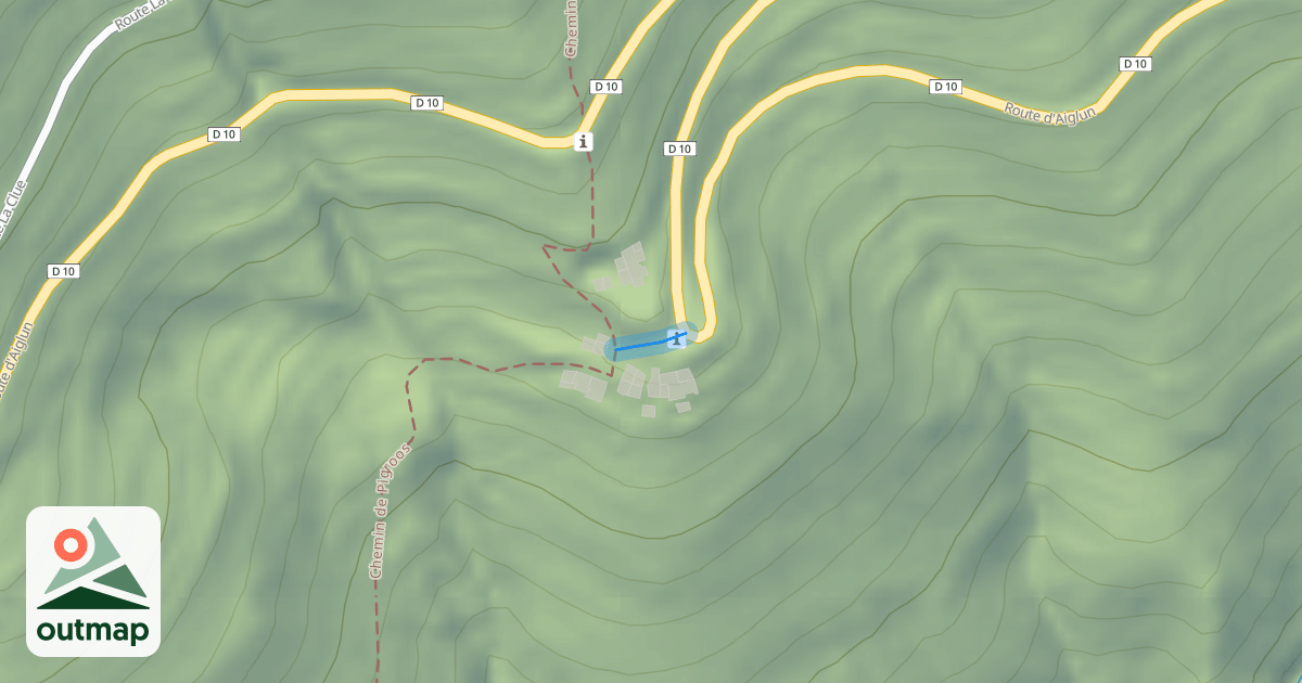 Map of Chemin de Pigroos