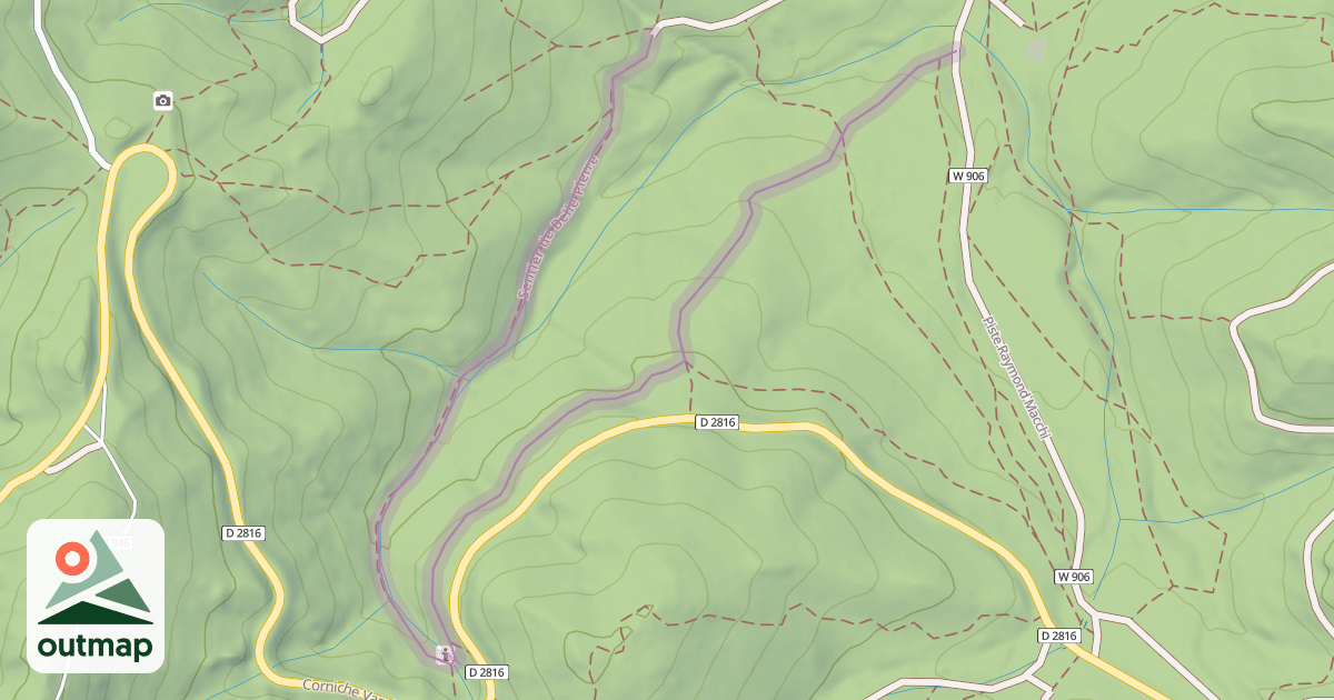 Map of Sentier de Belle Pierre