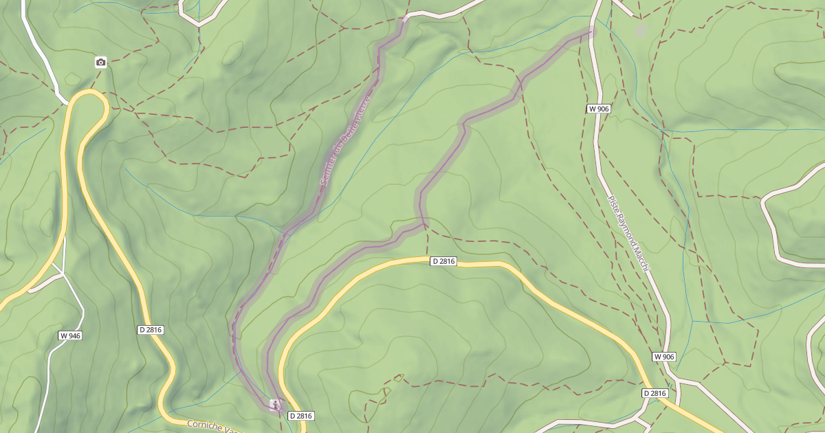 Map preview of Sentier de Belle Pierre