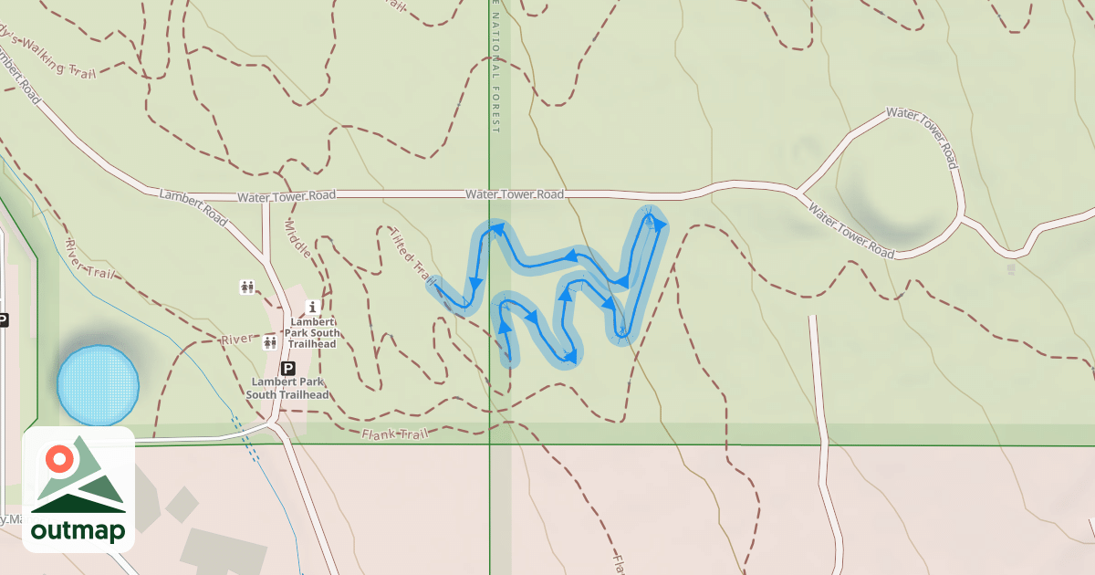 Map of Zero Point Trail