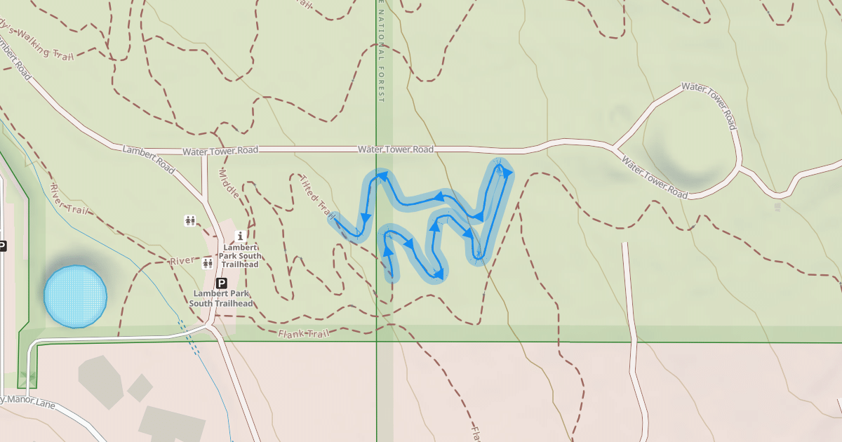 Map preview of Zero Point Trail
