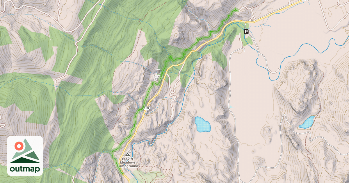 Map of Leavitt Trail