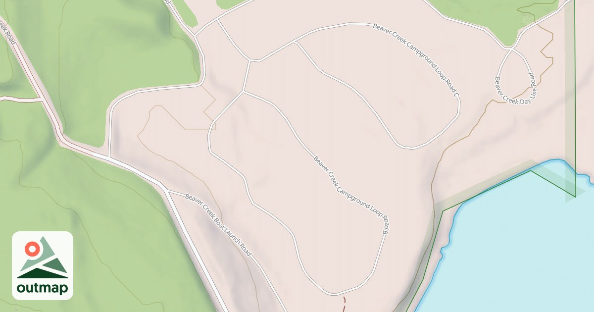Map of BEAVER CREEK CMPGRD LOOP B