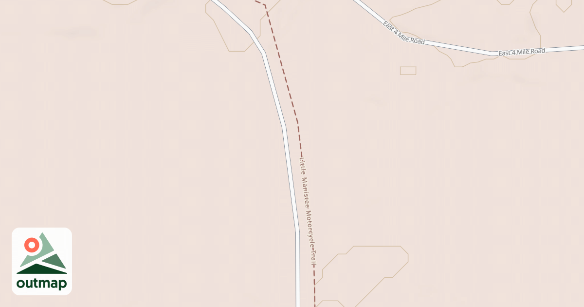 Map of Little Manistee Route