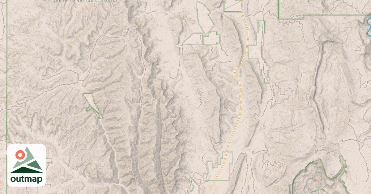 Map of MUD SPRINGS