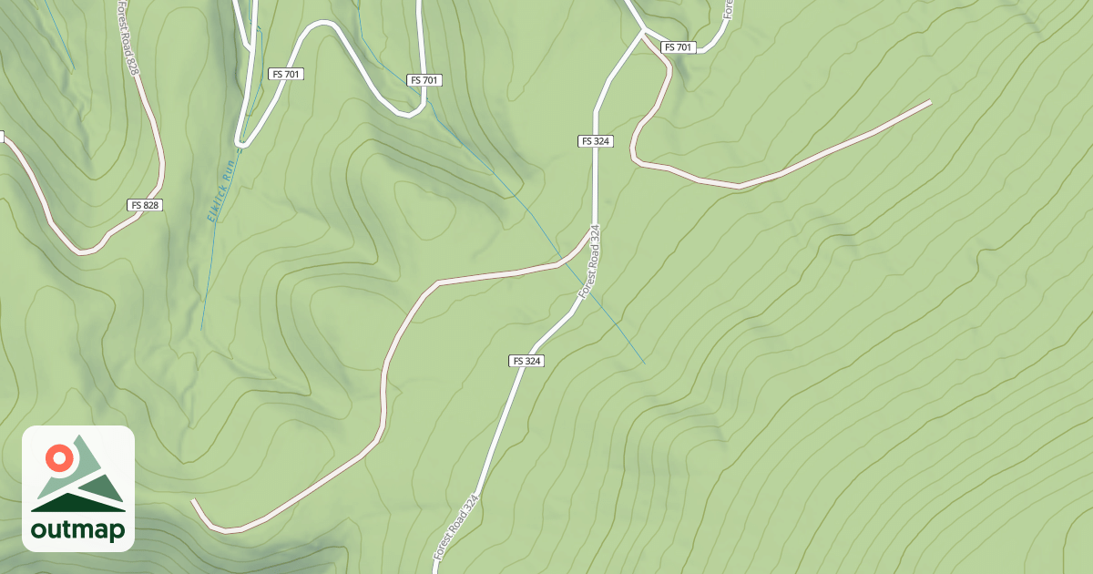 Map of MCGOWAN MTN