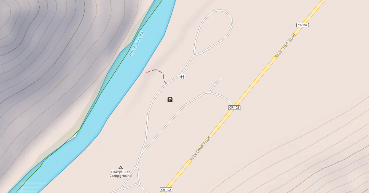 Map preview of HARRY FLAT CAMP SPUR