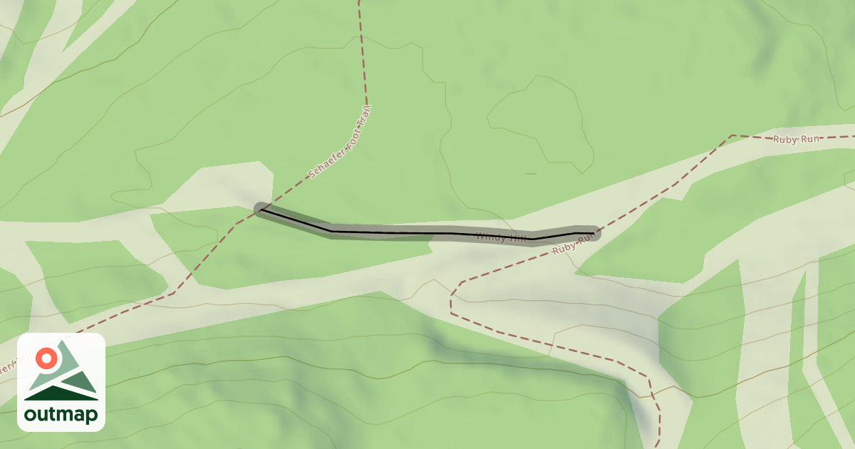 Map of Windy Hill
