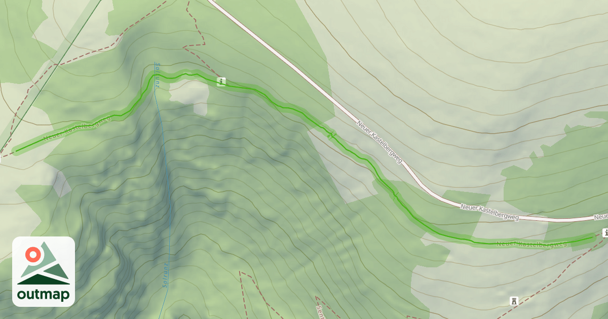 Map of Neuer Kastelbergweg