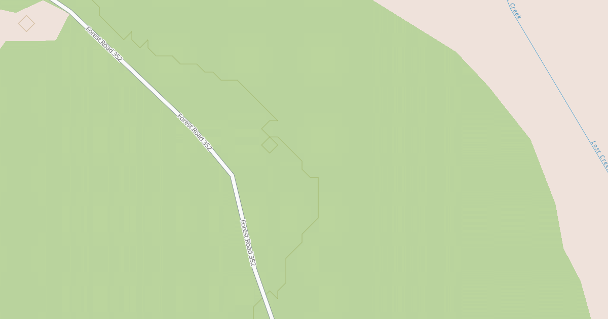 Map preview of USFS National Forest System Roads {852828E1-489B-4E53-A6C0-FB5F3C4AAD52}