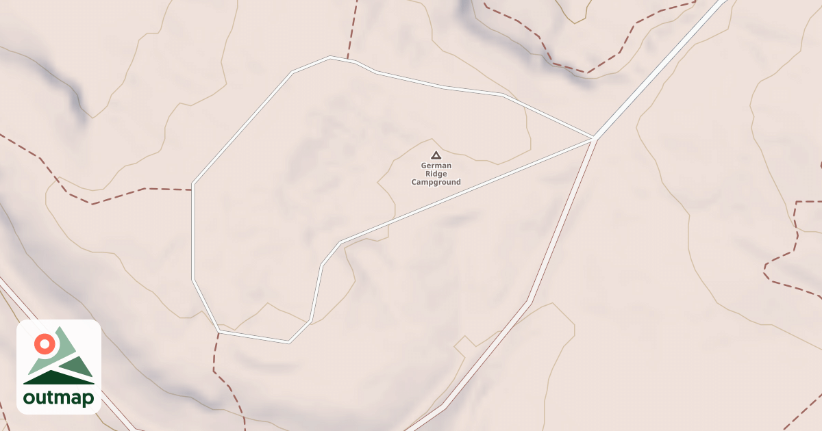 Map of GERMAN RIDGE CAMPGROUND