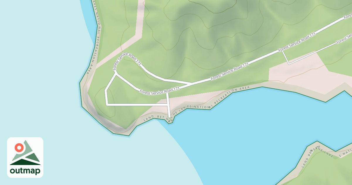Map of R.H. SITES 24,25,33,34 ACCESS