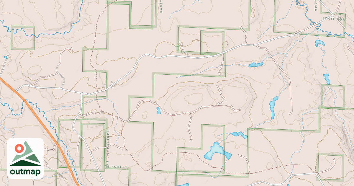 Map of David Dill-Arrowhead State Trail