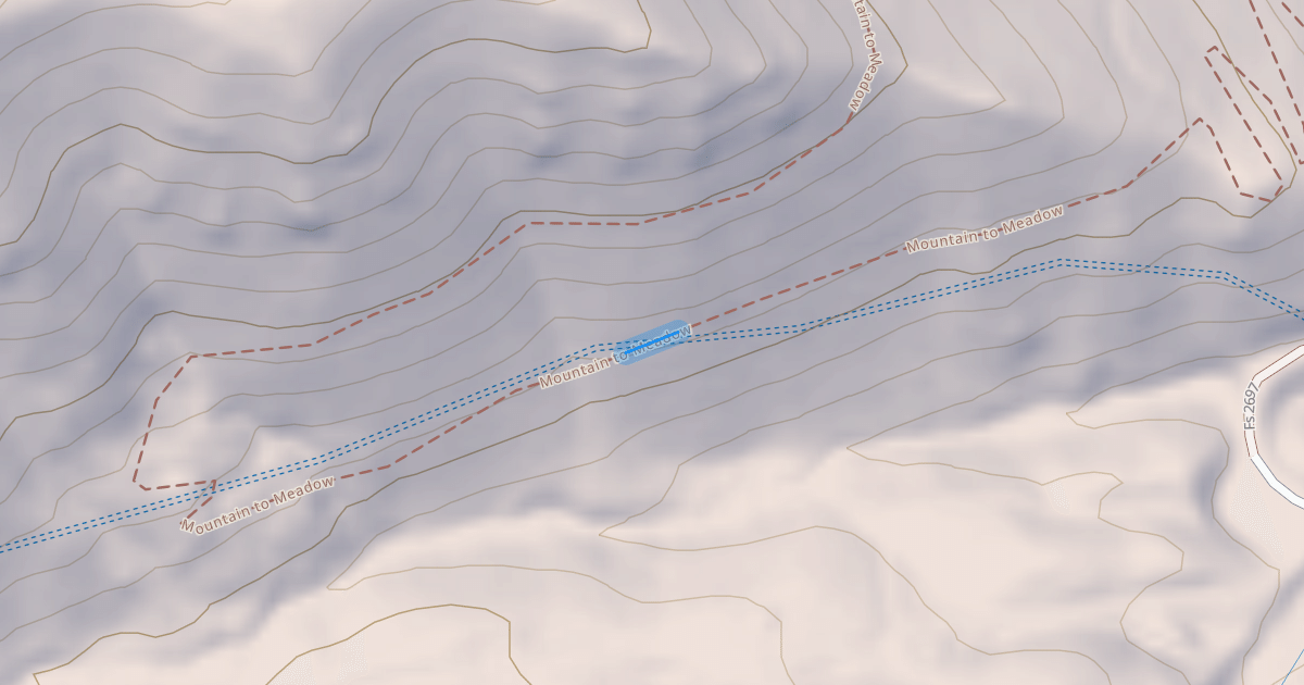 Map preview of Mountain to Meadow