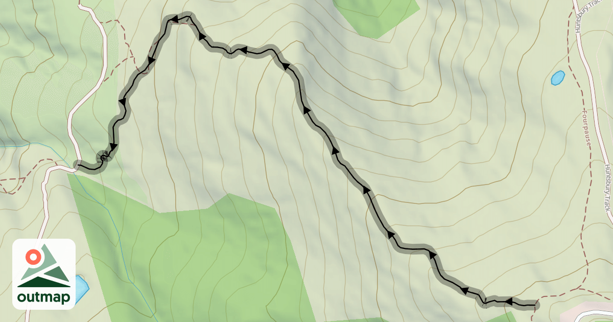 Map of Lava Flow