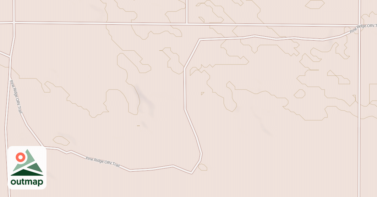 Map of Pine Ridge Trail
