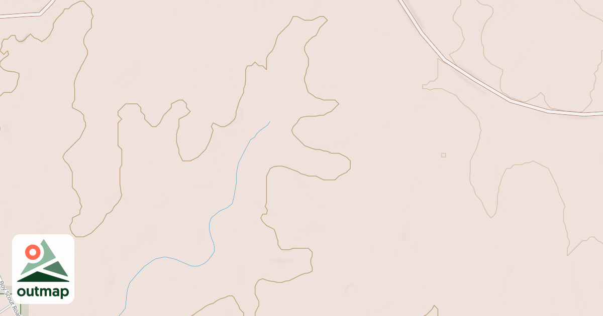 Map of Claiborne Boy Scout Trail