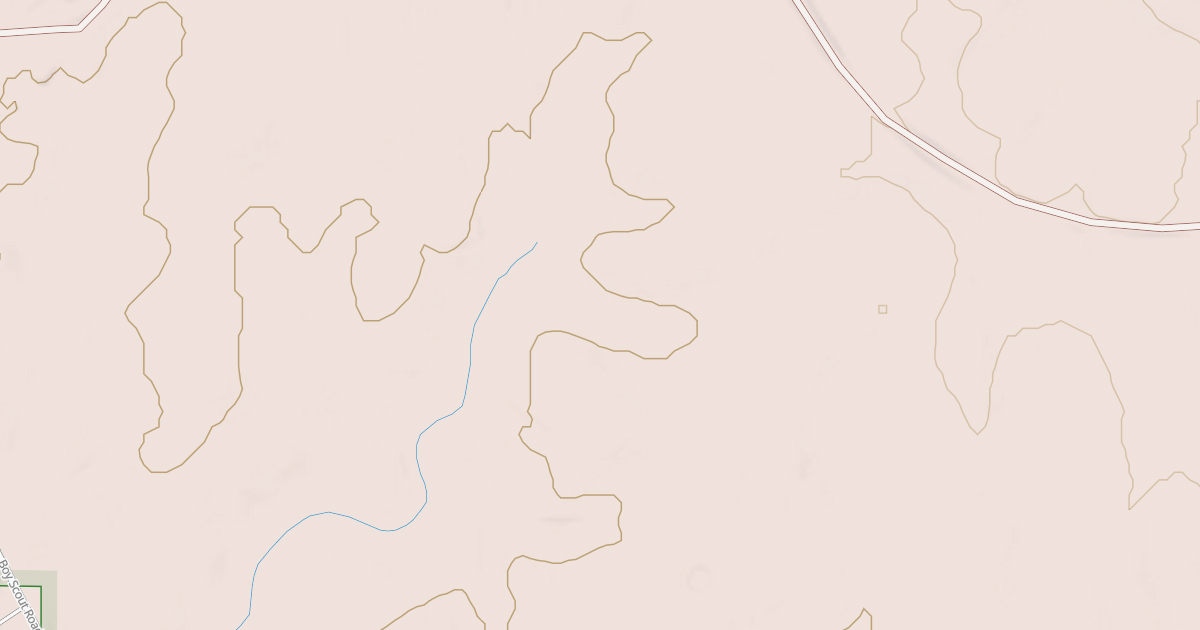 Map preview of Claiborne Boy Scout Trail