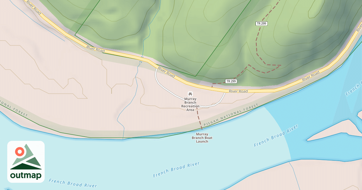 Map of MURRAY BRANCH