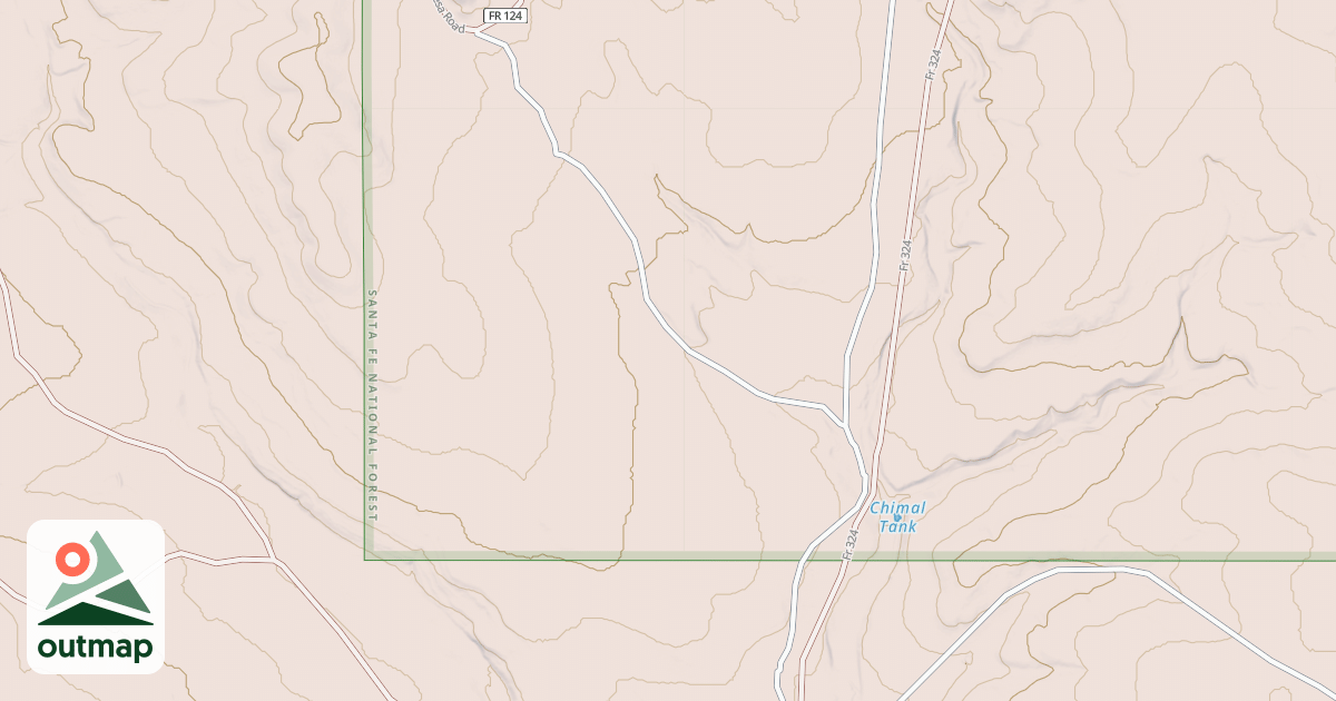 Map of USFS National Forest System Roads {972CB12D-E2AE-4A6D-B547-1D5735D1675F}