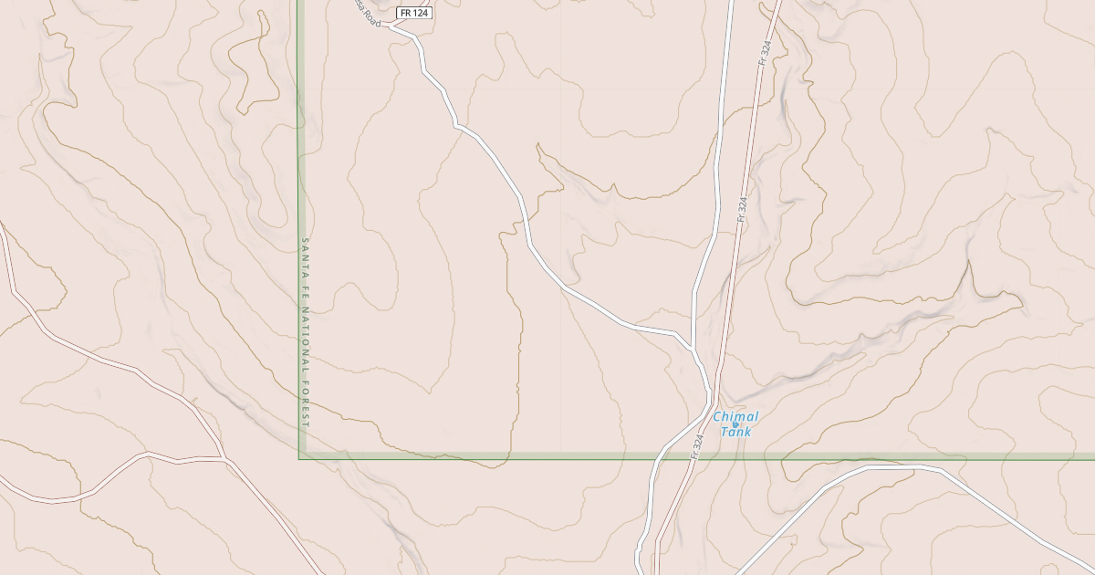 Map preview of USFS National Forest System Roads {972CB12D-E2AE-4A6D-B547-1D5735D1675F}