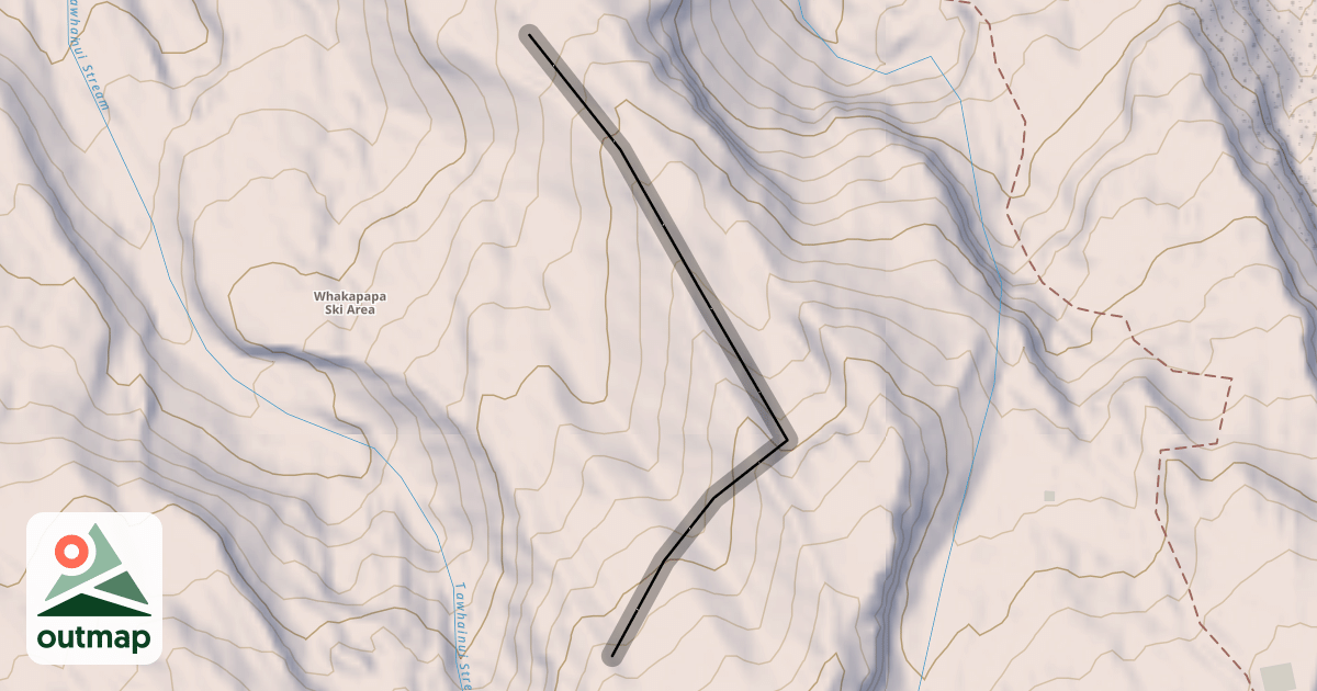 Map of Aeroplane Gulley