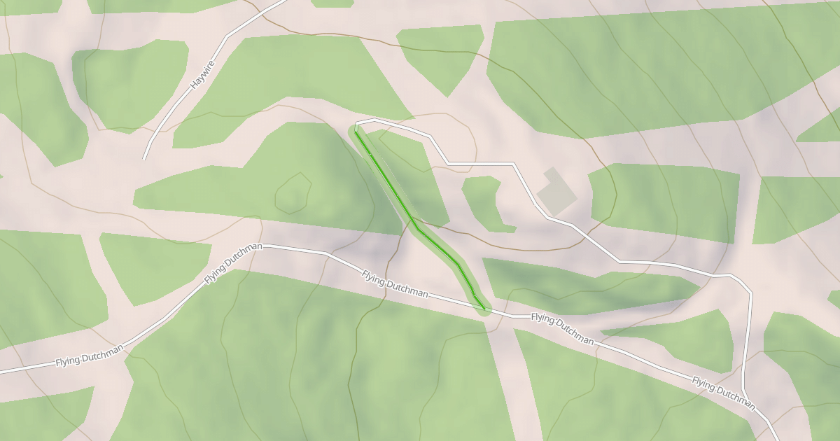 Map preview of Hermitage Club Mid Mountain Cabin Service Road