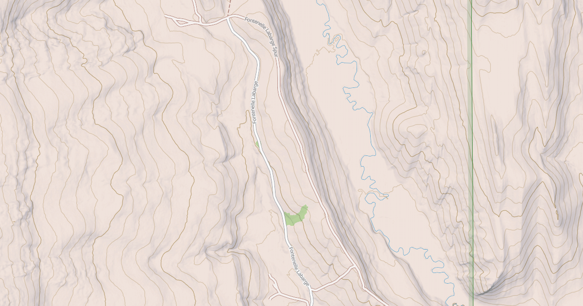 Map preview of FONTENELLE LABARGE SPUR