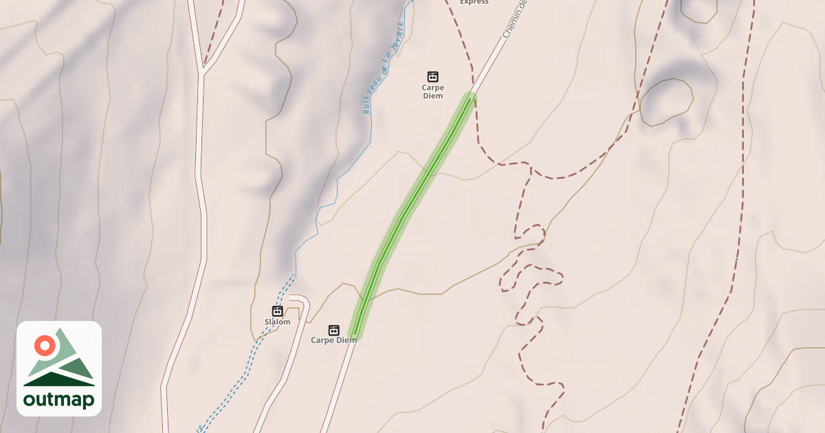 Map of Chemin des Côves
