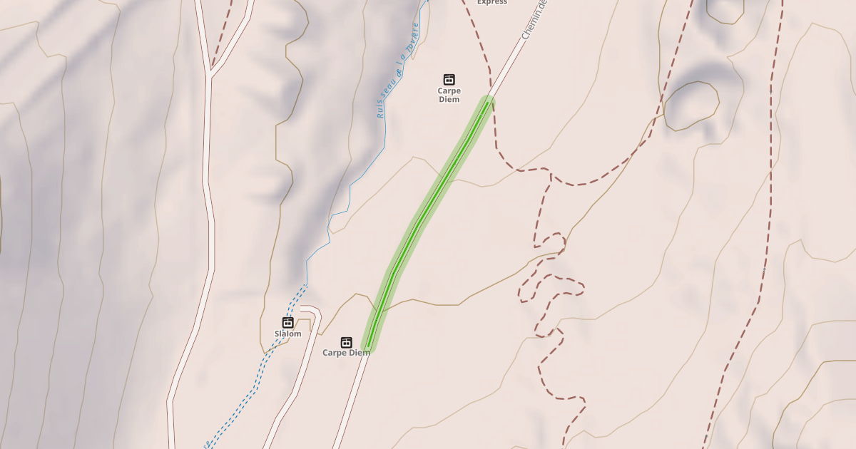 Map preview of Chemin des Côves
