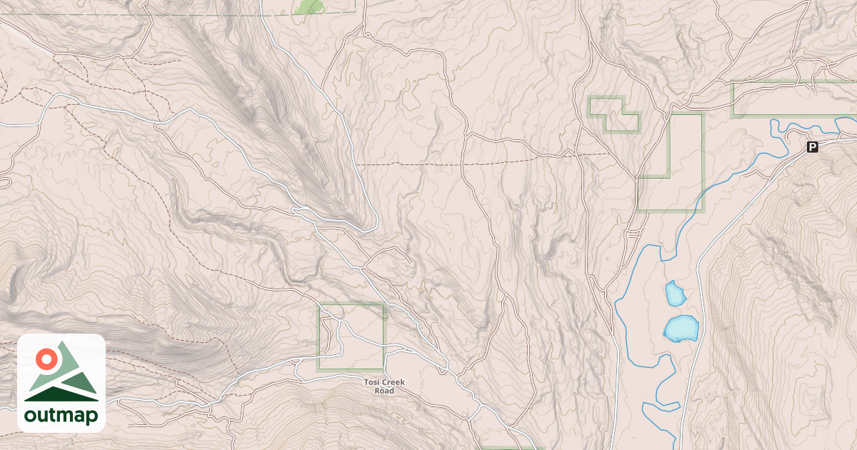 Map of BACON RIDGE OFF TRACK
