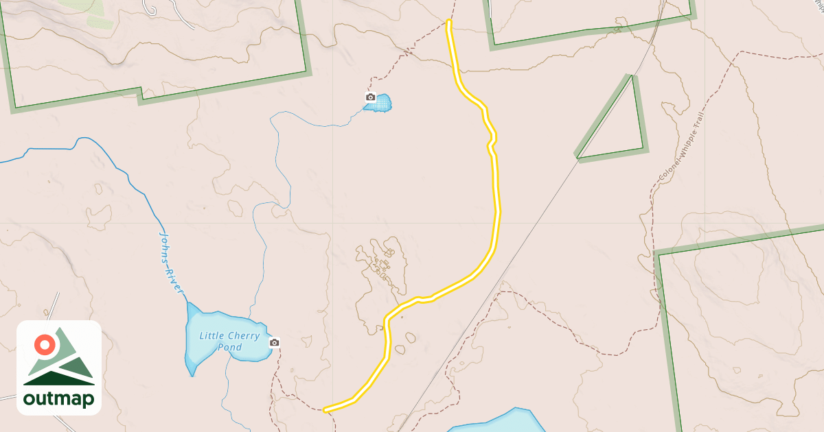 Map of Mooseway Trail