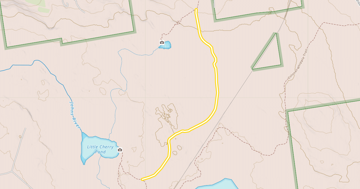 Map preview of Mooseway Trail