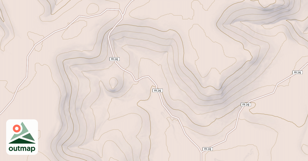 Map of USFS National Forest System Roads {F8E2870B-6560-4870-BFDD-54626FB99F2B}