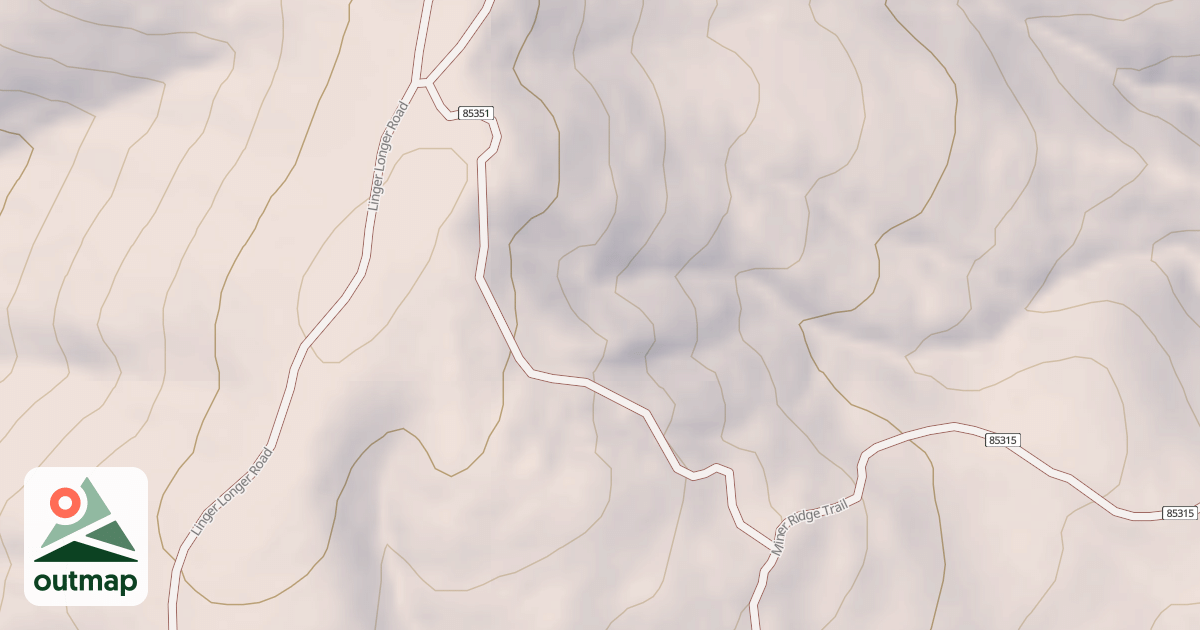 Map of BLACK OAK CUTOFF