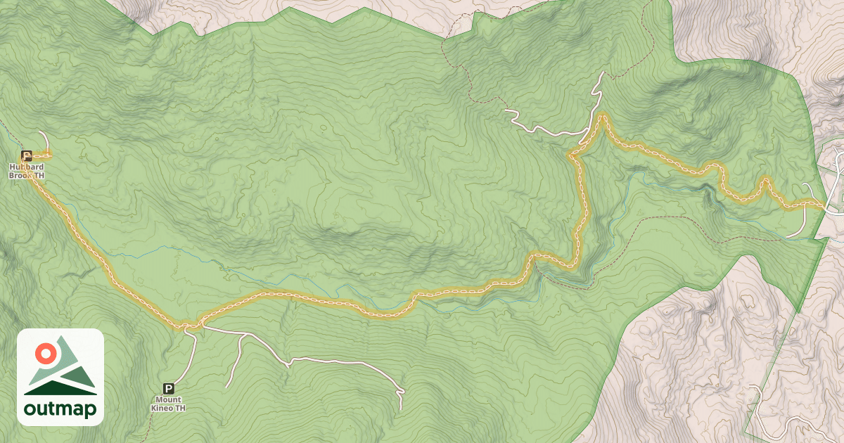 Map of Hubbard Brook Road