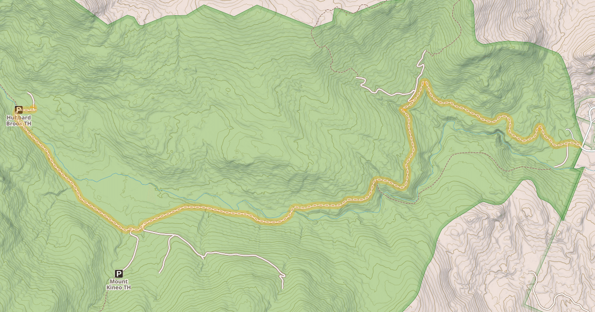 Map preview of Hubbard Brook Road
